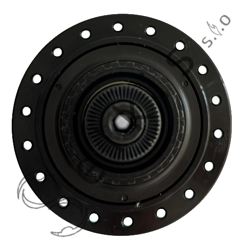 Shimano rear hub MT500 36 holes QR 12-speed black