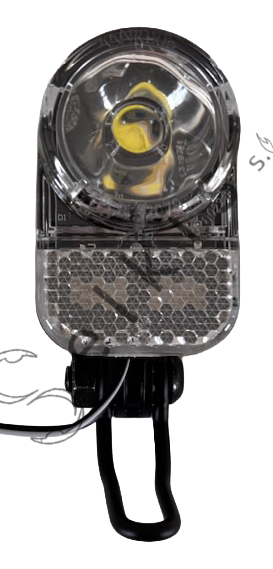 Front light AXA Pico 30  with switch