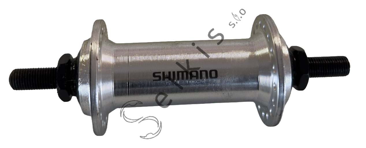 Hub front Shimano SH-TX500, silver, spacing 100/140 mm, aluminium, 36 holes, with nuts