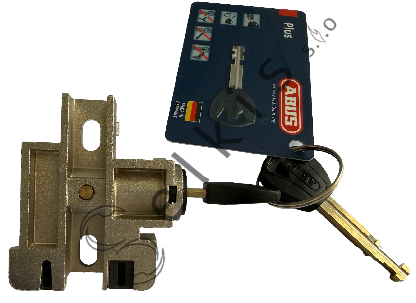 Abus frame lock Shield 5750L black plus battery lock DT2