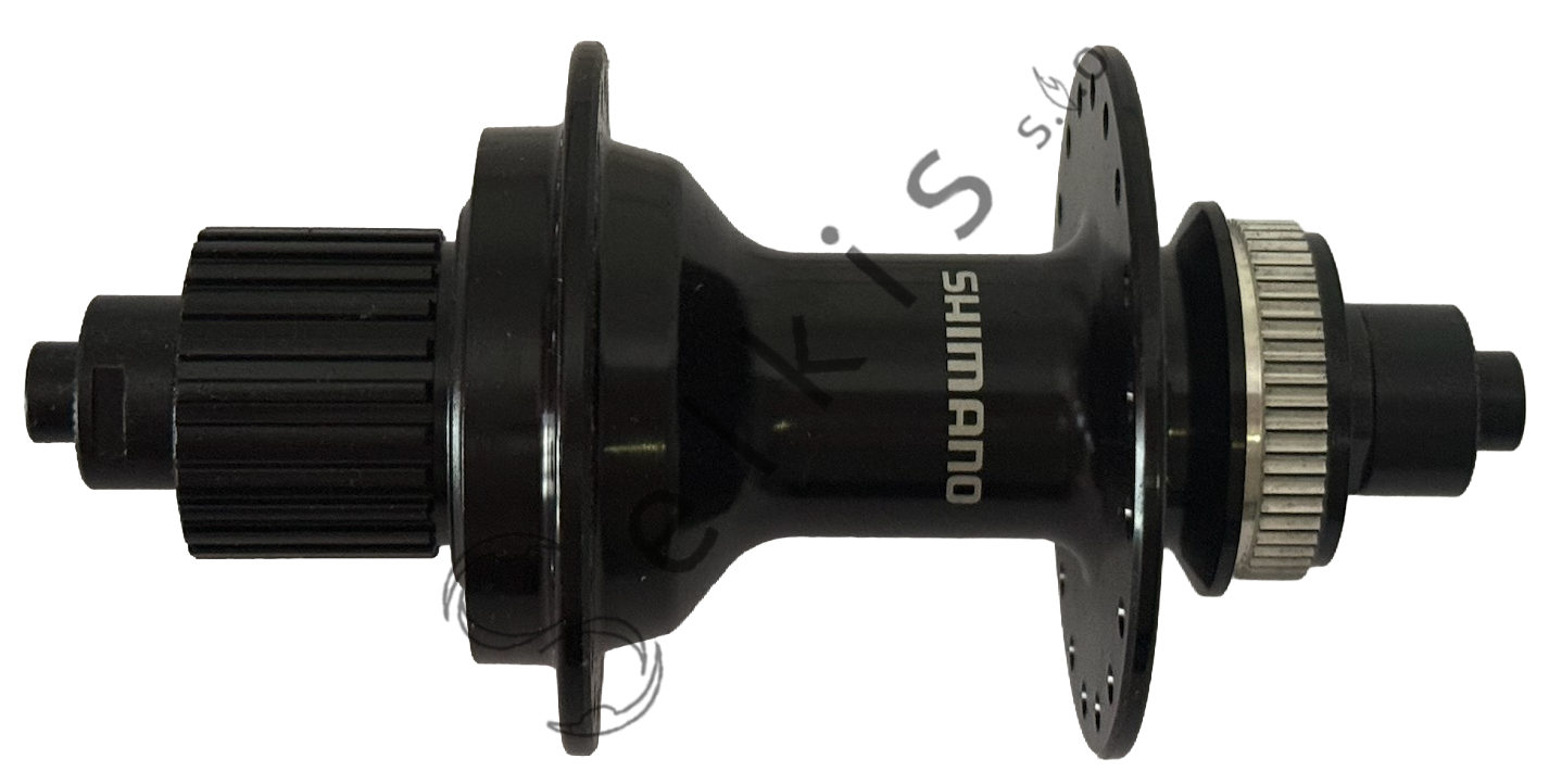 Shimano rear hub MT500 36 holes QR 12-speed black