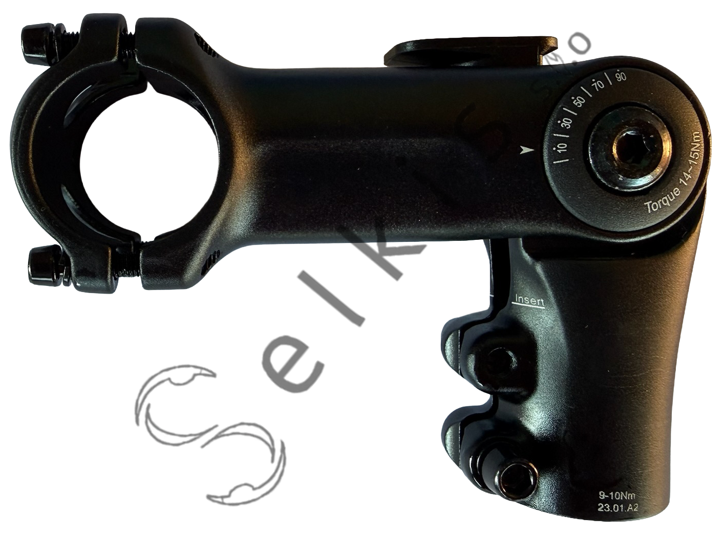 Stem Satori up3e v2 90 mm matt black/ahead w/sp