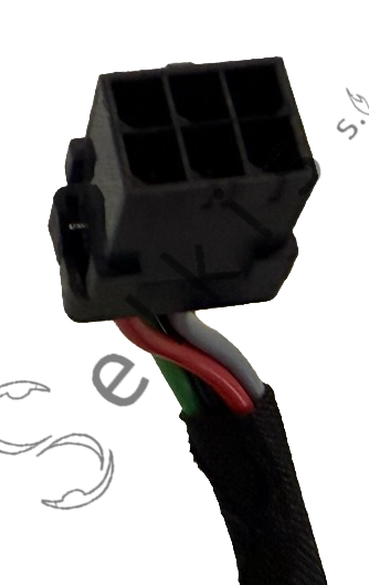 Bosch cable Powertube 520 mm without charging socket