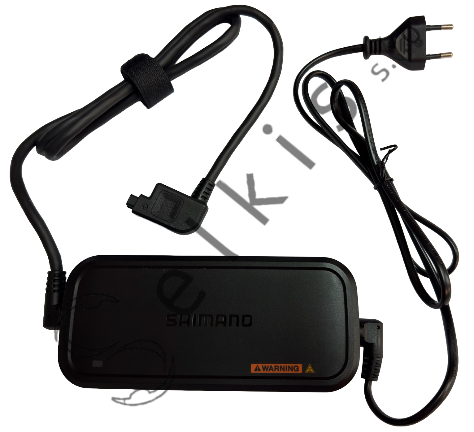 Battery charger (4A) Shimano EC-E8004-1, built-in AC power cable for EU, without adapter (SM-BTE60)