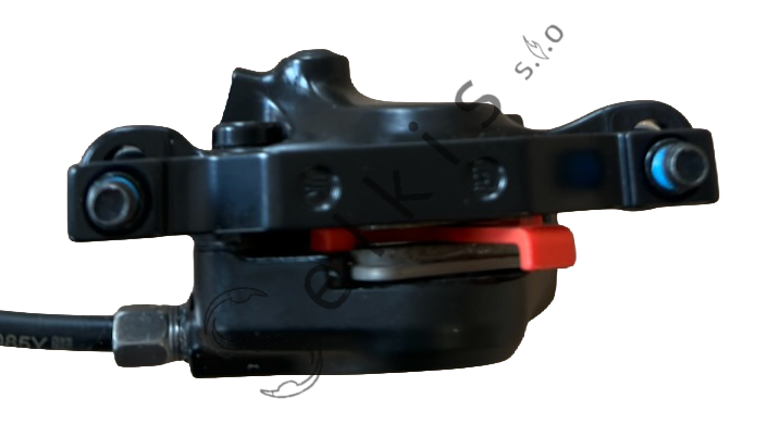 Shimano MT201 disc brake set (pair: left/front + right/rear), black, resin pads (without cooler), hose 850 > 2000 mm (SM-BH59-SS black), SM-MA-F180P/P2, bulk