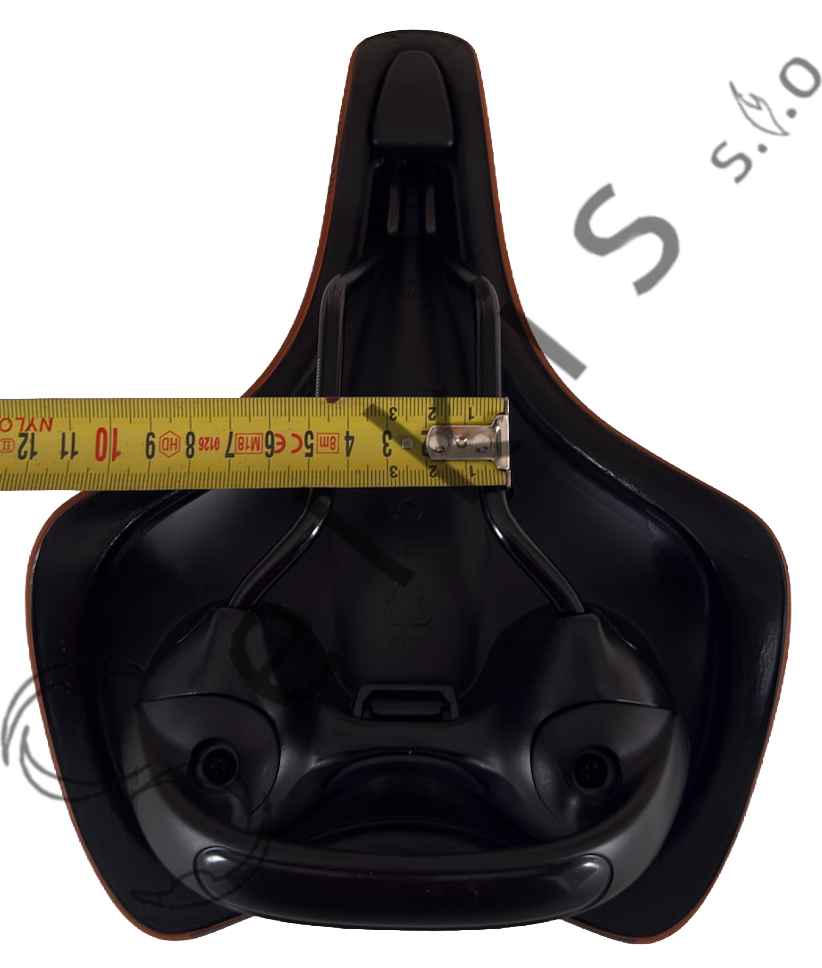 Saddle Selle Royal 80D4URM018051, cover: 8051 honey brown, rail type: standard saddle rail type (7×7), rail colour: black steel ED + white scale, rail mounting: none