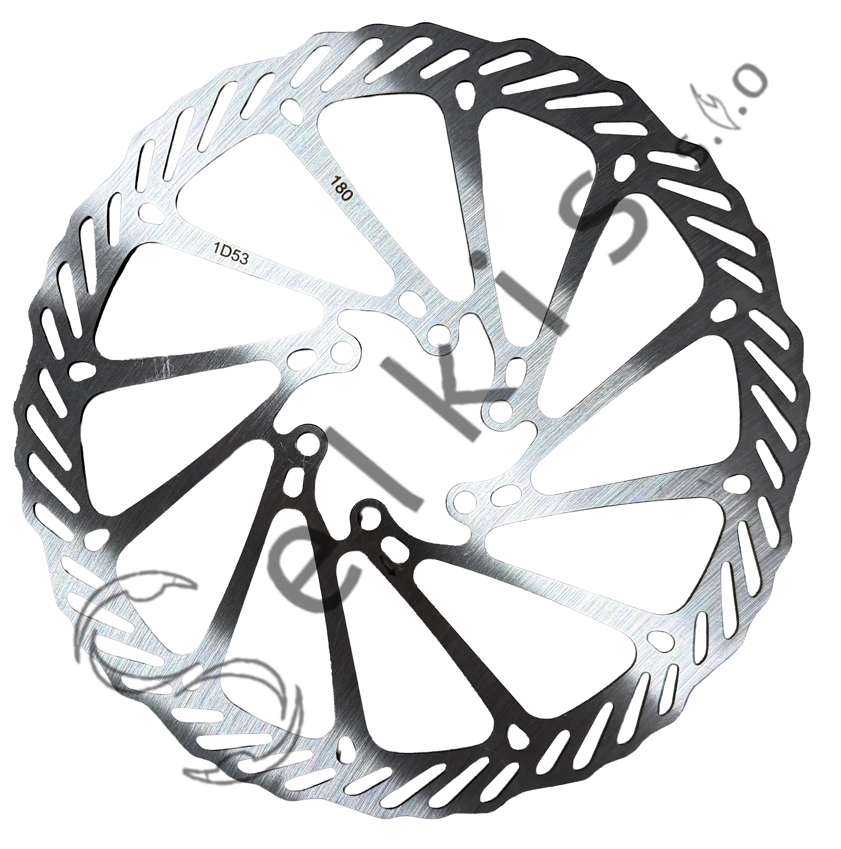 Clarks brake rotor 180 mm, 6-bolt + bolts