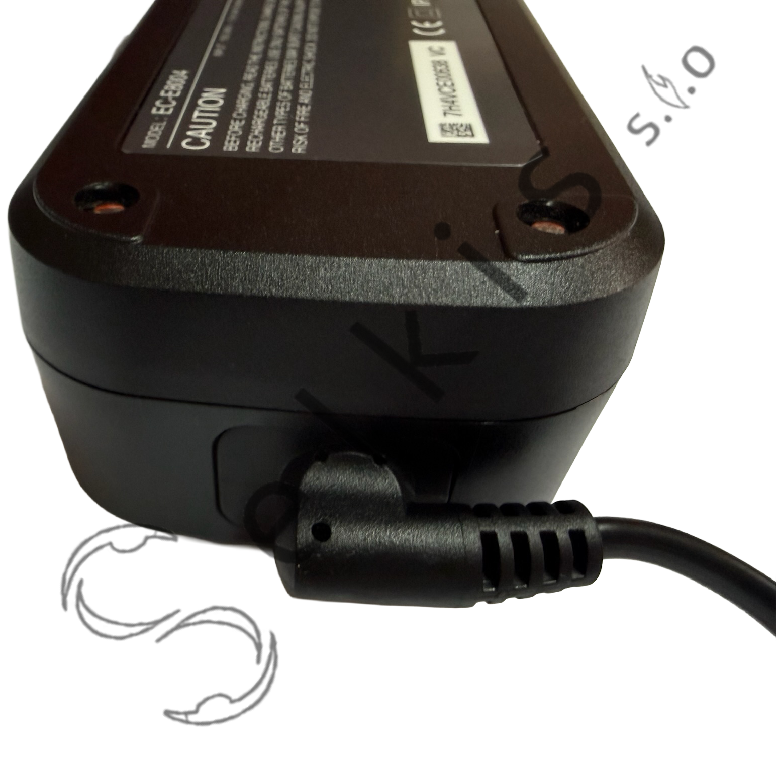 Battery charger (4A) Shimano EC-E8004-1, built-in AC power cable for EU, without adapter (SM-BTE60)