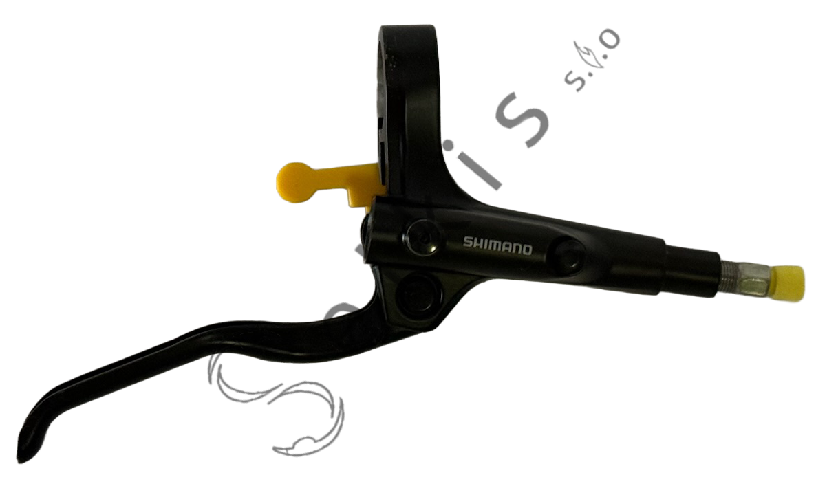 Shimano MT200 disc brake set (pair: left/front + right/rear), black, without adapter, resin pads (without cooler), incl. olive and connecting insert, hose 1000 > 2000 mm (SM-BH59-SS black)