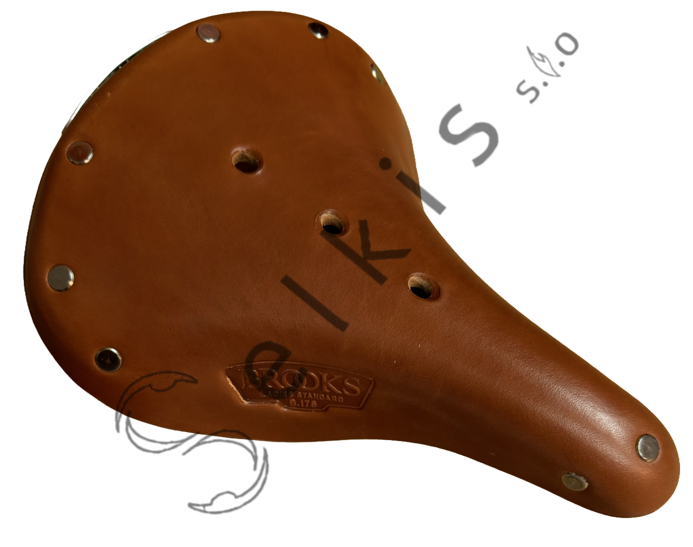 Saddle BROOKS B17S HONEY Brown Lady, w/o clamp w/o spring