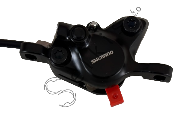 Shimano front disc brake – assembled J-kit set, BL-MT201 (L) + BR-MT200 (F), hose 1000 mm (SM-BH59-SS black)