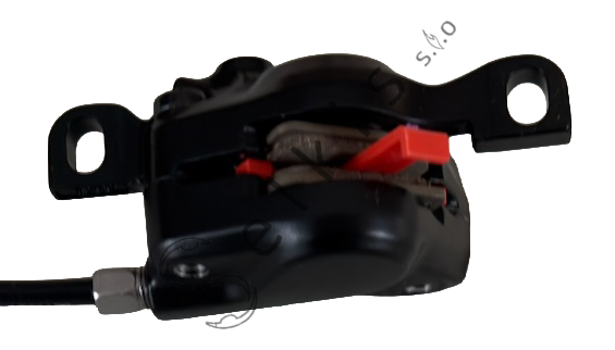 Shimano front disc brake – assembled J-kit set, BL-MT201 (L) + BR-MT200 (F), hose 1000 mm (SM-BH59-SS black)
