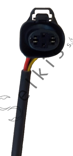 Bosch Powerpack rack cable – 820 mm, eBike system 2