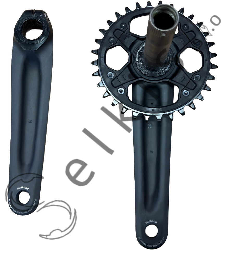 Shimano cranks FC-M6100 32T 175 mm 12-speed 52 mm Deore