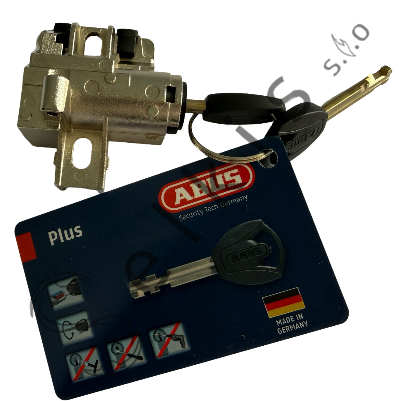 Abus frame lock Shield 5750L black plus battery lock DT2
