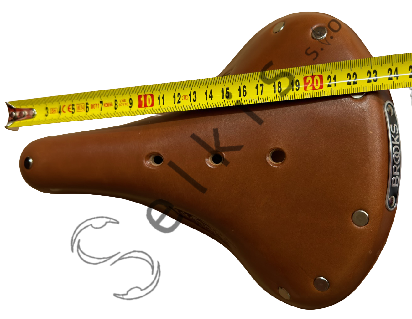 Saddle BROOKS B17S HONEY Brown Lady, w/o clamp w/o spring