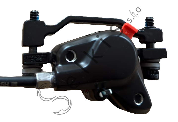 Shimano disc brake – assembled J-kit set, BL-MT200 (L) + BR-MT200 (F), hose 850 mm (SM-BH59-SS black) + assembled J-kit set, BL-MT200 (R) + BR-MT200 (R), hose 2000 mm (SM-BH59-SS black)