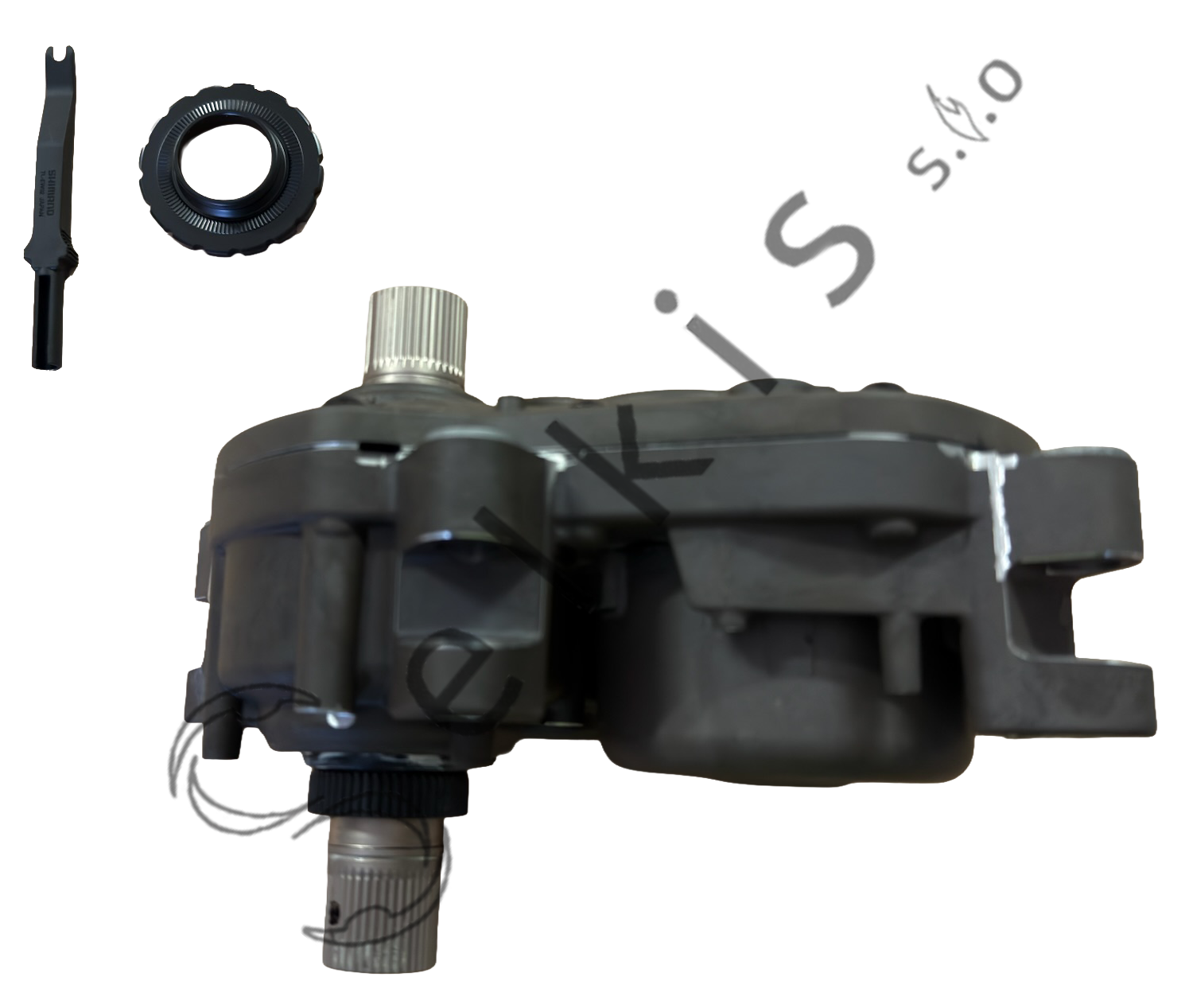 Motor Shimano STePS DU-E6100, without sensor and without cover, black