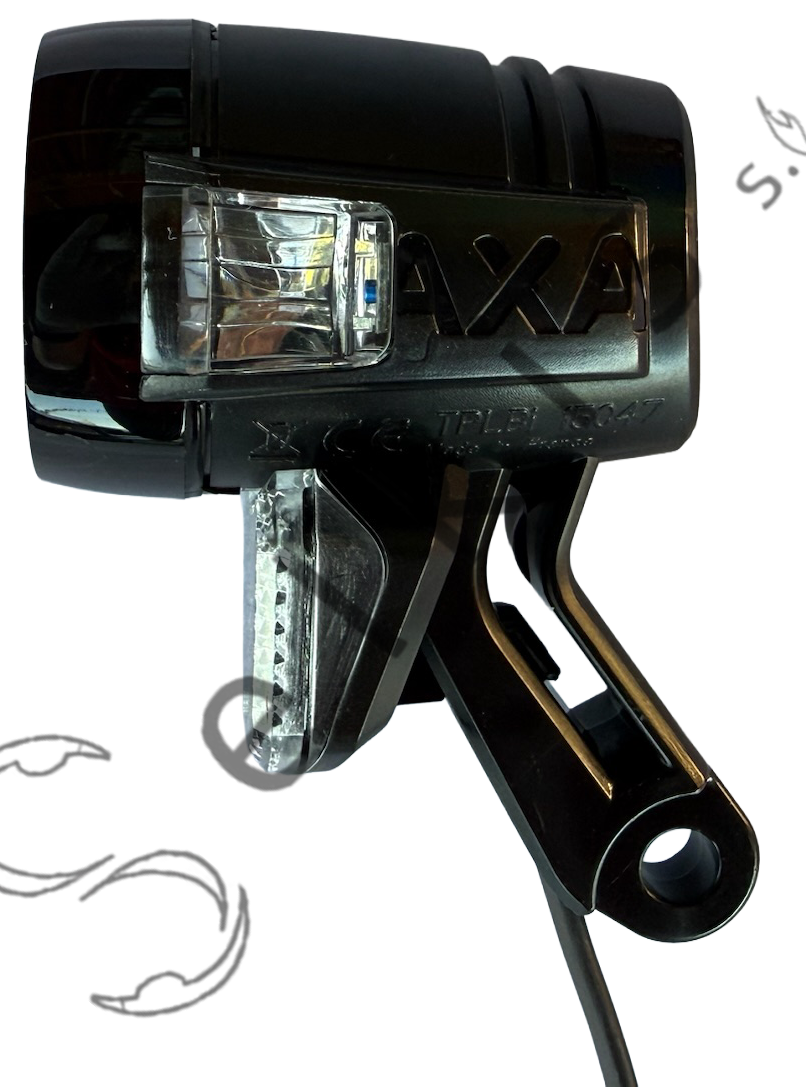 Front light AXA BLUELINE 30-E 12V JST + 36 cm without bracket
