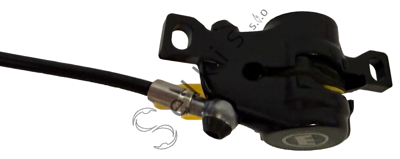 Magura MT4 disc brakes for e-bike, front and rear wheel, Easy Route 2 rings, length 1600 millimetres