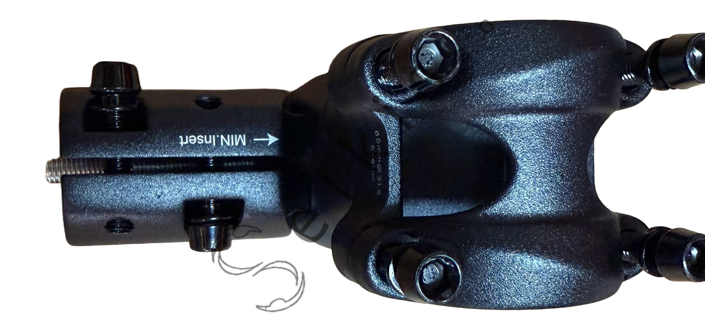 Stem Satori up2 + adjustable 31.8 mm 65 mm axis black