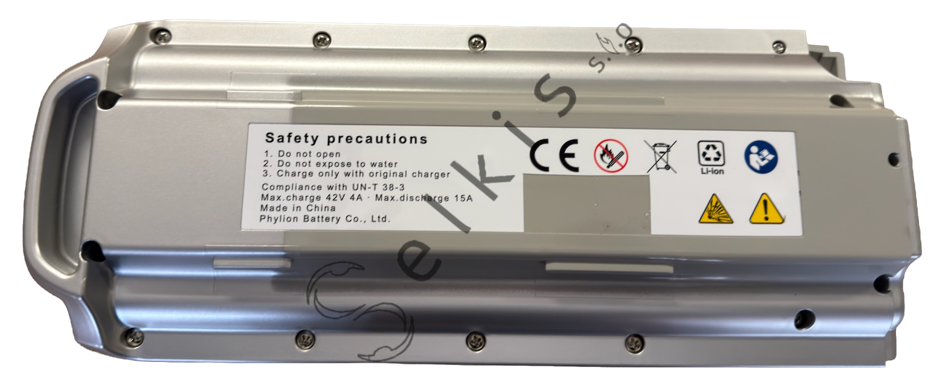 Phylion Battery E-360 Smart-21700 36V Silver CP2