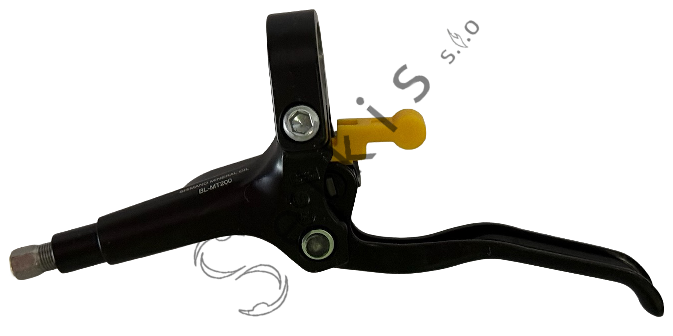 Shimano MT200 disc brake set (pair: left/front + right/rear), black, without adapter, resin pads (without cooler), incl. olive and connecting insert, hose 1000 > 2000 mm (SM-BH59-SS black)