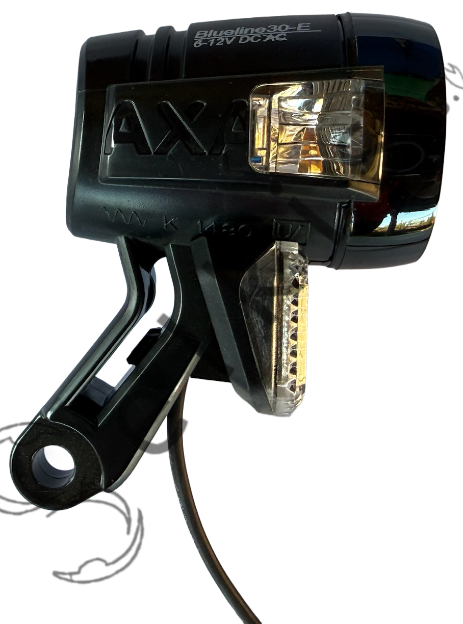 Front light AXA BLUELINE 30-E 12V JST + 36 cm without bracket
