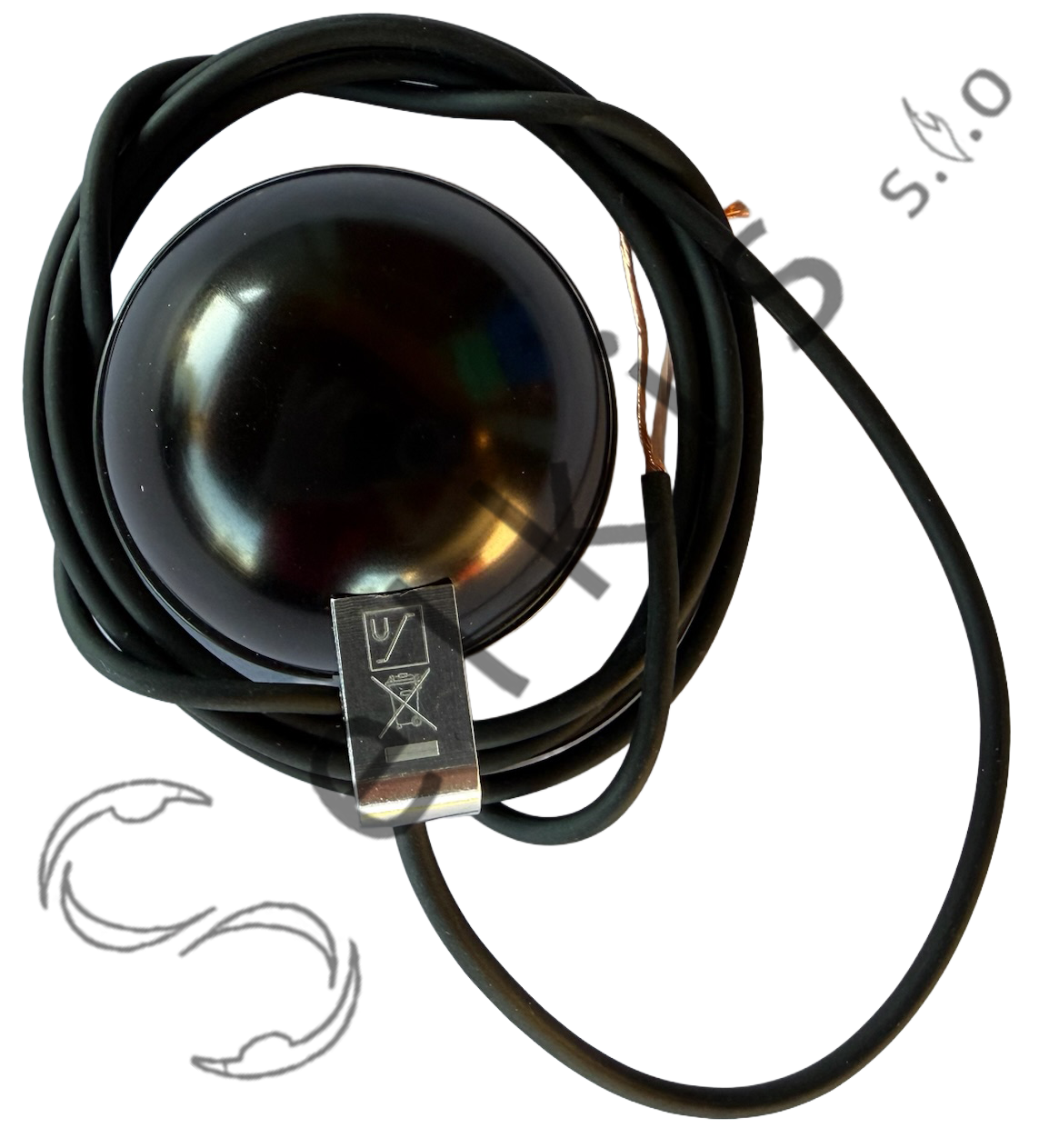 Front light SON EDELUX II DC LED 12V black 140 cm